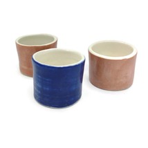 3Pc Small Succulent Planter Pot Office Desk Accessories for Women Handmade - £27.08 GBP