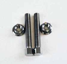 Aprilia Pegaso 650 Factory 2007-2009 Titanium chain Axle Adjuster Nut &amp; Bolt - $33.48