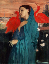 Edgar Degas 1834 1917 Young Woman with Ibis 1860 - £25.76 GBP+