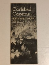 Carlsbad Caverns National Park Brochure Vintage New Mexico BR14 - £8.69 GBP