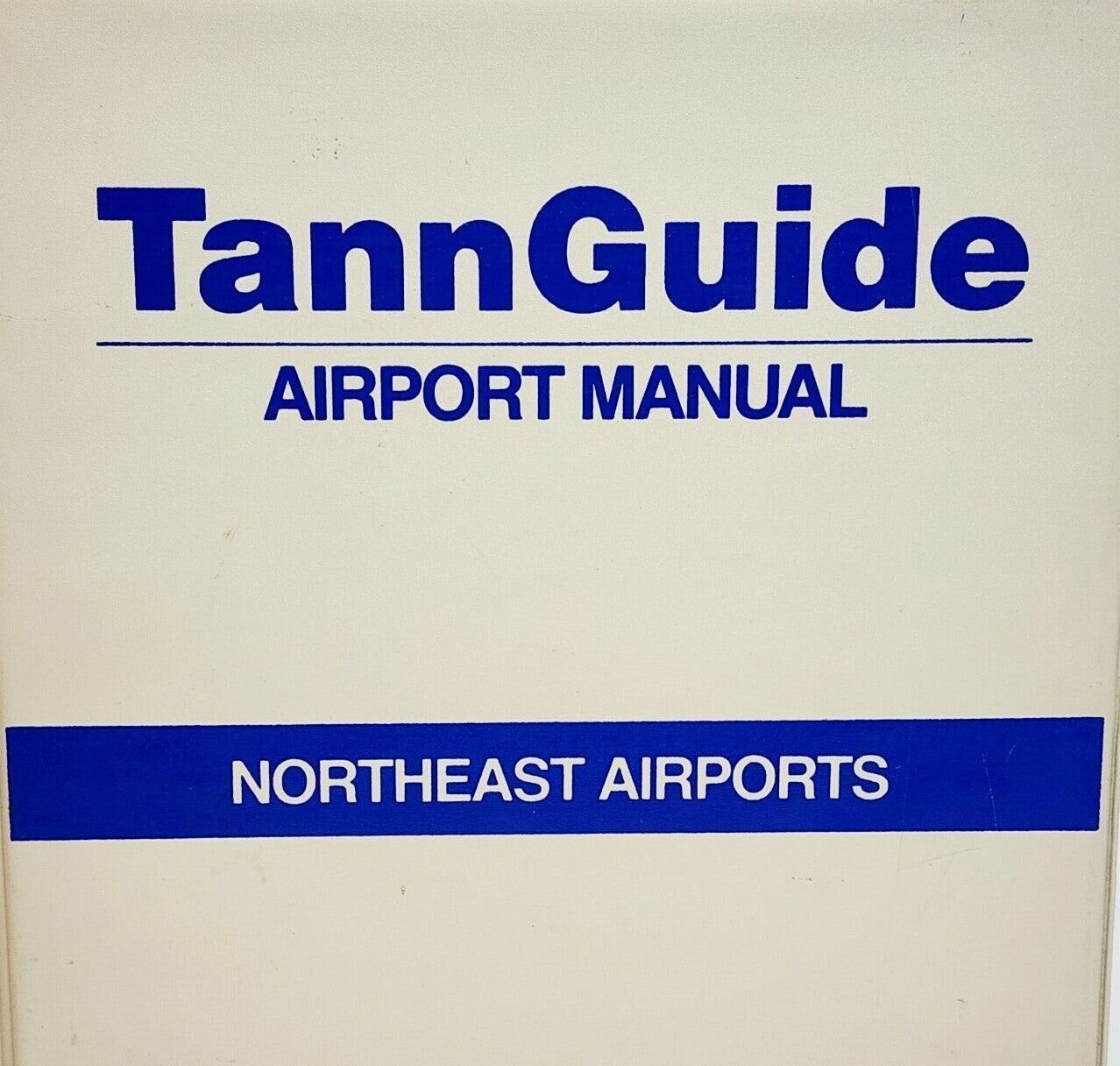 Primary image for 1989 TannGuide Airport Manual Northeast Vintage Transportation Aviation Binder