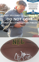 Jim Zorn Seattle Seahawks autographed NFL football exact proof Beckett COA - £102.86 GBP