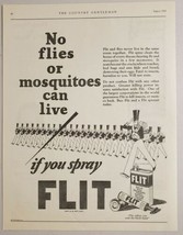 1928 Print Ad Flit Insect Spray Kills Flies,Mosquitos Tin Soldiers Marching - £12.00 GBP