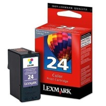 Lexmark  (24) 18C1524 Ink OEM Cartridge Printer 200 Page-Yield, Tri-Color (2008) - £19.93 GBP