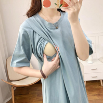 Mother Day gift A Simple Breast feeding T Shirt Dress Casual Dress Women... - £19.17 GBP