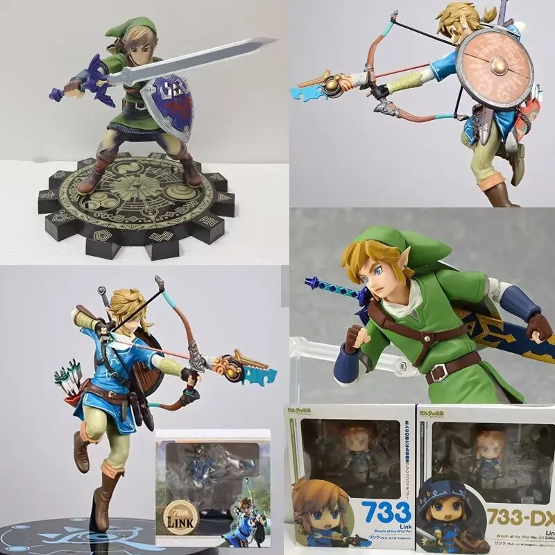 Anime Legend of Zelda Figure Figma 153 Sky Sword Breath of the Wild 413 733 - £21.13 GBP+