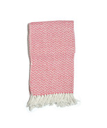 Pink Chevron Pattern 100% Cotton Throw (50x60 In) New in plastic!       ... - £15.23 GBP
