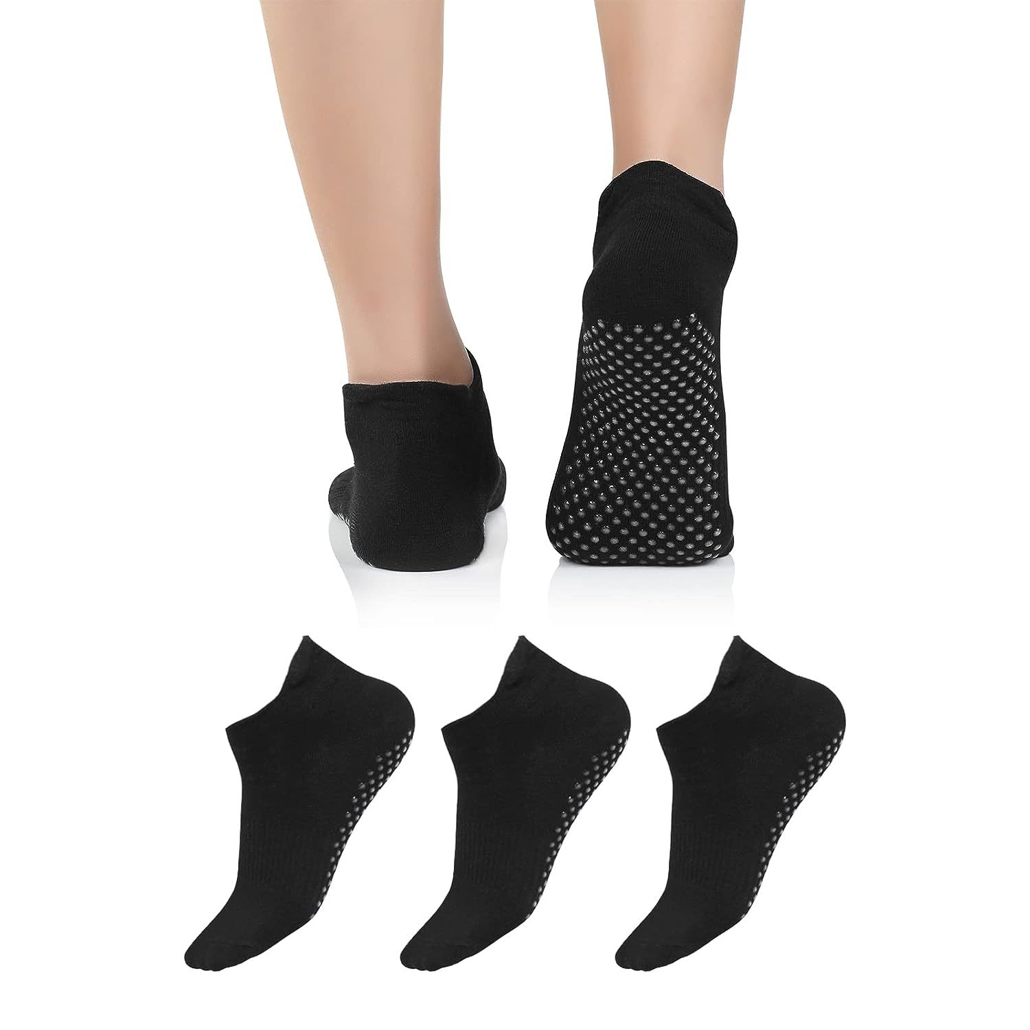 Pilates Socks For Women Non Slip Yoga Ankle and 50 similar items