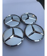 Set of 4 Silver Wheel Center Caps 60MM/ 2.36 ″ For Mercedes - $20.32