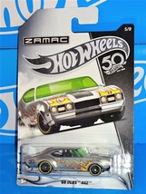 Hot Wheels 2018 50th Anniversary Wal-Mart ZAMAC Series #5 &#39;68 Olds 442 - £3.87 GBP