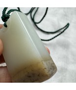 Hand carved Natural jade pendant | Top quality Hetian cobblestone celado... - $1,560.00