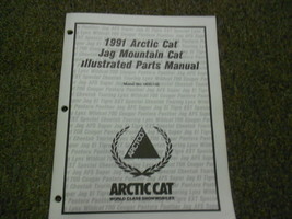 1991 Arctic Cat Jag Mountain cat Illustrated Service Parts Catalog Manual OEM - $24.84