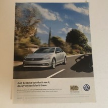 Volkswagen Passat Print Ad Advertisement pa10 - £4.74 GBP