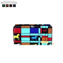 MONTANA WEST Trail of Painted Ponies Secretary Style Wallet~Turquoise~Ca... - £22.69 GBP
