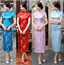 New Chinese women&#39;s Girl Charming Long dress Cheongsam evening dress/Qip... - £12.78 GBP