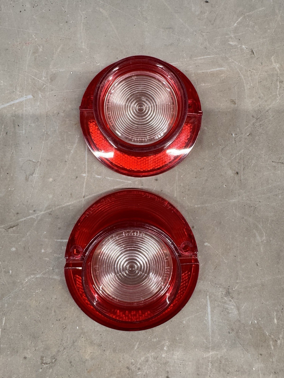 NOS 1964 Chevy BelAir Biscayne Impala Taillights Tail Lights Lamps Lens ... - $41.74
