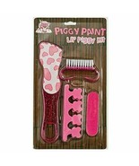 Piggy Paint 100% Non-Toxic Safe Natural Chemical Free 4 Piece Pedicure Set - $15.49