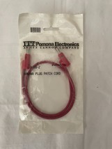 ITT Pomona Electronics B-18-2 Banana Plug Patch Cord 18&quot; -e57 - $4.75