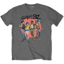 Gorillaz Group Circle Rise Official Tee T-Shirt Mens Unisex - £25.54 GBP