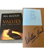 Willis Reed Signed Book Bill Bradley Signed Values Of The Game Book HOF NBA - £54.57 GBP