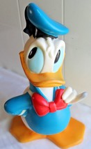 Vintage Disney Donald Duck 12&quot; Tall X 5&quot; Wide Classic Pose Plastic Bank - £11.71 GBP