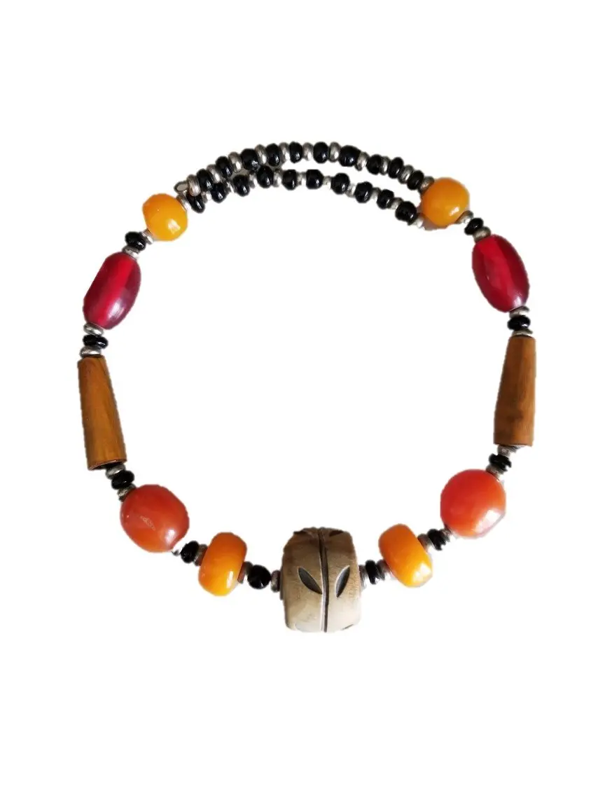Handmade Colorful Beaded Choker Necklace - Easy to Wear Everyday Jewelry... - $40.14