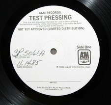 RCA Recordings ~ LP Test Pressing SP-5062 ~ A&amp;M Records ~ 1985 ~ Artist Petra - £391.12 GBP