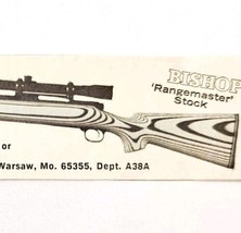 1968 Bishop Rangemaster Stock Rifles And Shotguns Advertisement Hunting ... - $14.99