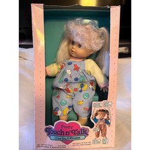 1991 Uneeda Touch N Talk Doll w Box 4-71051 - $28.50