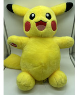 Pikachu Pokemon BUILD-A-BEAR BAB Yellow 17&quot; Stuffed Animal Plush Toy - £9.53 GBP