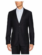 Theory Men&#39;s Tailored Flannel Suit Jacket, Eclipse, 36 Wool Cashmere Black - £115.02 GBP