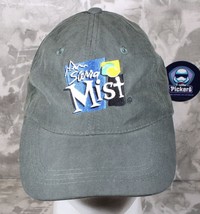 VTG Sierra Mist Green Baseball Cap Hat OSFA Strap Back Embroidered Pop Soda - $14.50