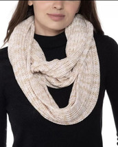 Style &amp; Co Ivory Neutral Knit Infinity Scarf New - £10.83 GBP