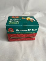 Vintage Looney Tunes Christmas Gift Present Tags Dispenser Roll Open - $9.90