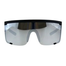 Super Oversize Occhialini da Sole Moda Unisex Quadrato Specchio Lenti UV 400 - £11.21 GBP