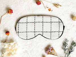 White Eye sleep mask - eye mask for men and women  - white eye pillow - ... - $15.70