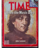 JOHN LENNON - TIME Magazine - WHEN THE MUSIC DIED-Dec 22, 1980. - $175.35 MXN