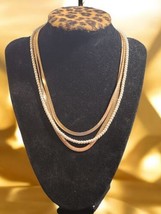 Vintage Faux Pearl &amp; Gold Multi-Strand Necklace, 7-Inch Statement Jewelr... - $31.49