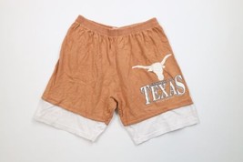 Vtg 90s Mens Medium Thrashed Spell Out University of Texas Above Knee Shorts USA - £35.52 GBP