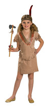 Classic Native American Indian Girl Halloween Costume Child Size Large 12-14 8 8 - £15.06 GBP