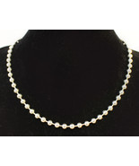 Cool Vintage MS Co. 925 Sterling Silver Ball Chain Necklace - £54.17 GBP