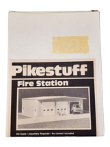 Vintage HO Scale Pikestuff Fire Station Firehouse Building Model Kit #0019 New - £11.98 GBP