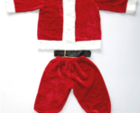 Adulto Santa Claus Traje St. Nick Disfraz Barba Sombrero Cinturón Cubre ... - £43.82 GBP