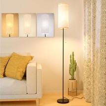Floor Lamp For Living Room, Bedroom Lamps With Lamp Shades And 9W Bulb, ... - $90.99