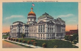 Indiana State Capitol Indianapolis IN Postcard C49 - £2.23 GBP