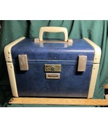 Vintage Samsonite (Shayder Bros. Inc) Ultralite Travel Train Cosmetic-Blue/White - £12.76 GBP