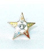 Vintage Tiny 10K Gold Enameled OES Eastern Star Pin - £15.93 GBP