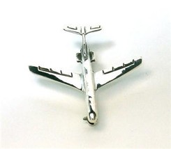 Sterling Silver Jet Airliner Pin - New - £19.60 GBP