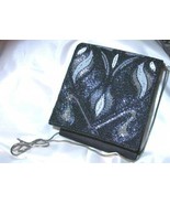 Gorgeous Vintage 1980s Disco Beaded Black Handbag - £19.59 GBP