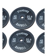 6 Barbell Weight Plate Inspired Drink Coasters Black Hot Cold Resistant ... - $43.44